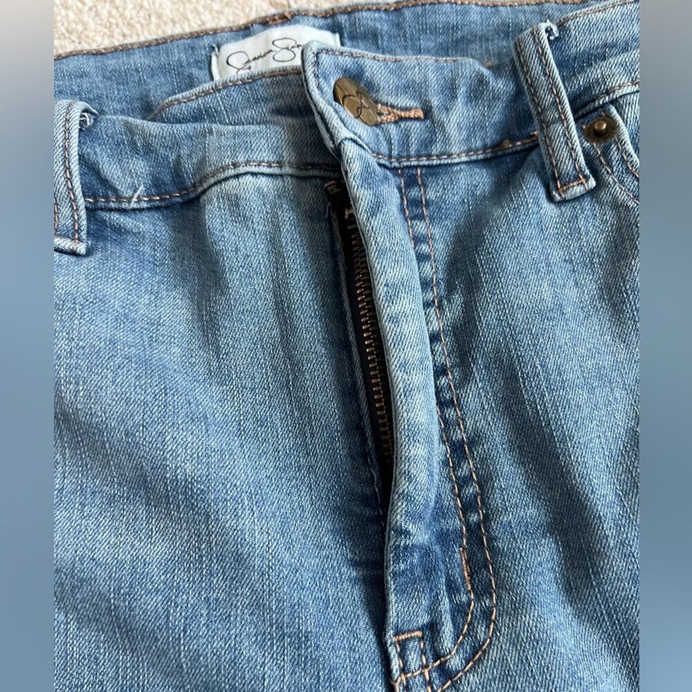 Jessica Simpson Jeans Women’s Skinny Ankle Light Wash Pants Size 12 - Picture 3 of 10